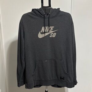 Nike SB Men's Charcoal Hoodie